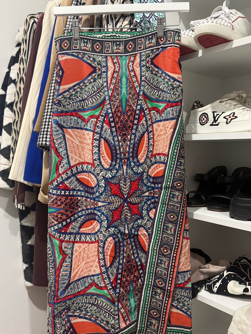 Anthropologie Maeve Printed Boho Maxi Skirt - Multicolor